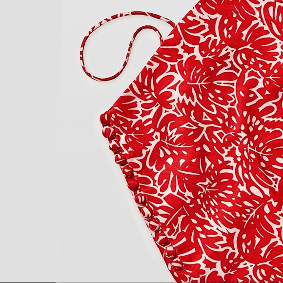 NWOT Club Monaco Elyne Cami Floral RED/WHITE - SIZE S - Picture 3 of 4